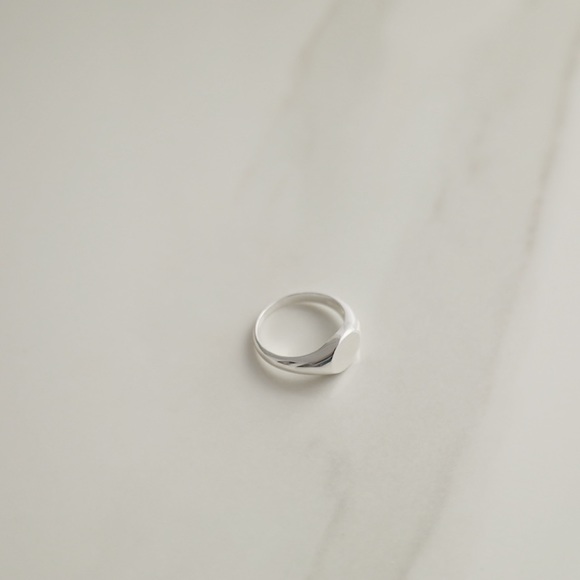 Signet Midi Ring | 925 Silver - Picture 3 of 5